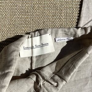 Ludovic De Saint Sernin SS’19 Linen Drawstring Pants